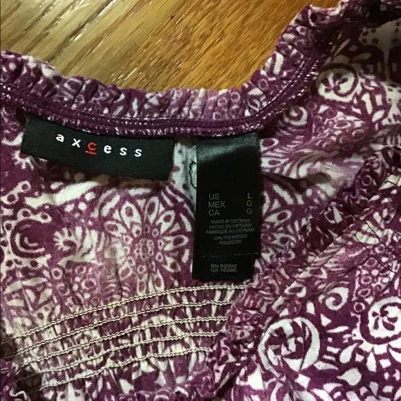 Woman’s size large AXCESS top sleeveless - Picture 3 of 4